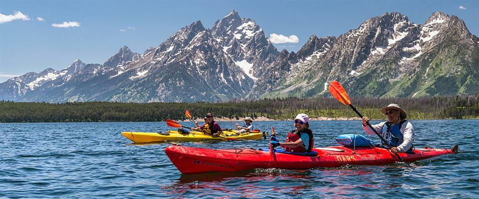 tandem kayak tour