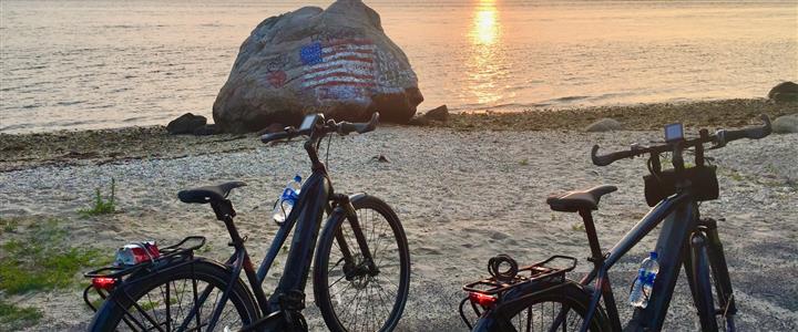 Shelter Island Sunset Electric Bike Experience