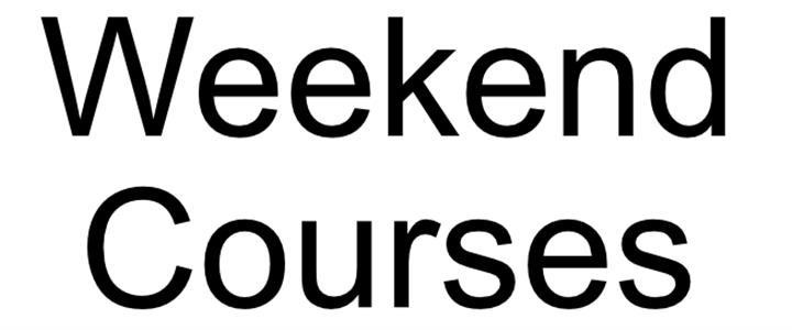 Weekend Courses