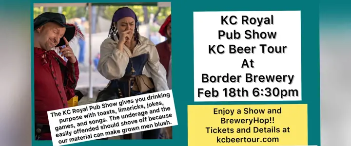 KC Royal Pub Show Brewery Hop 02/18/2023 6:30pm 