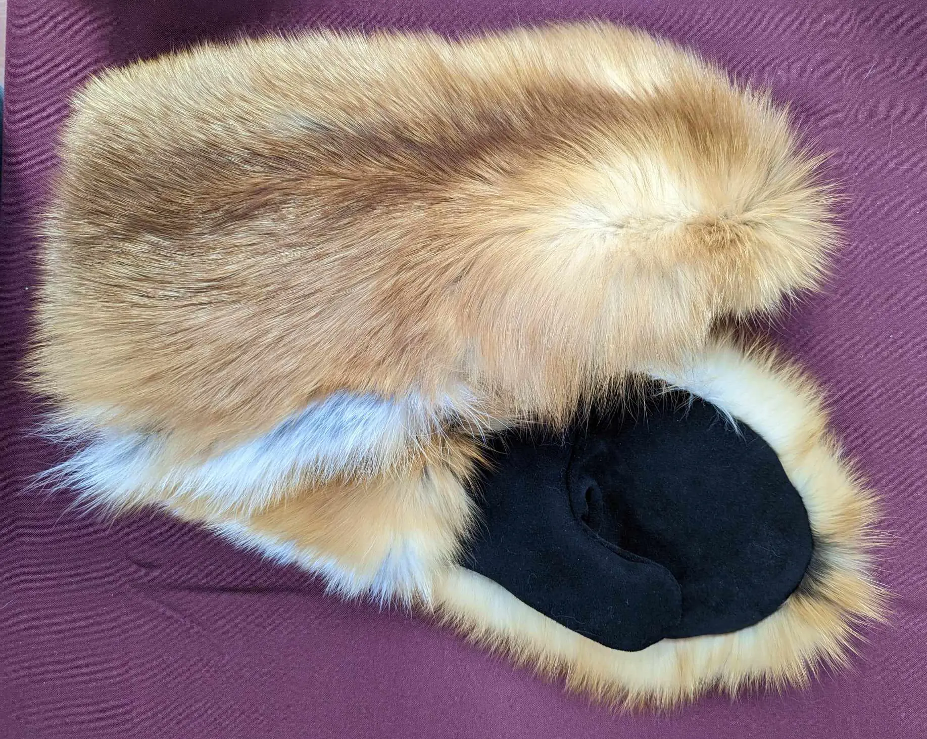 Fox Fur Mittens