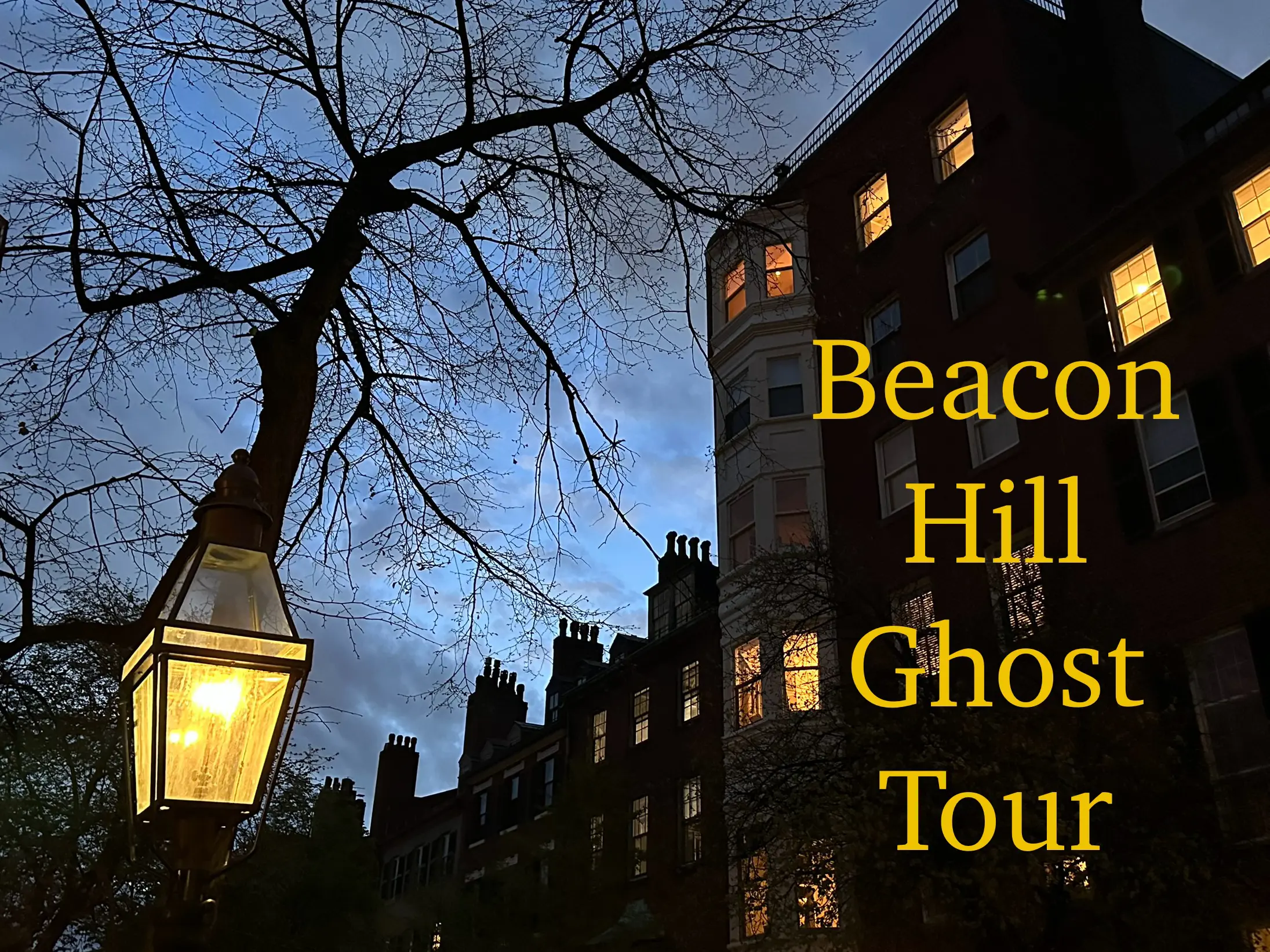 Beacon Hill Ghost Tour